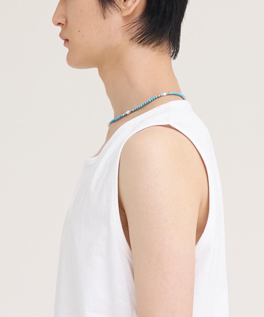 Akecii Azure Turquoise Bead Necklace