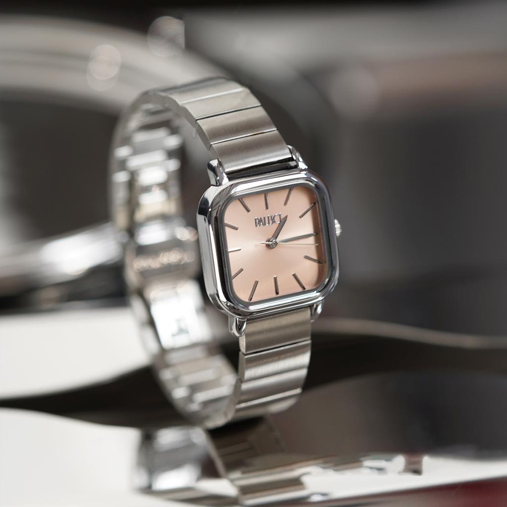 NEW Stylish Minimalist Women's Watches Water-Resistant Square Dial Stainless Steel Bracelet Quartz Women's Wristwatch Gift