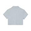 Jordan Crop Tops Women's Light Gray Lapel Moderate DZ3333-063