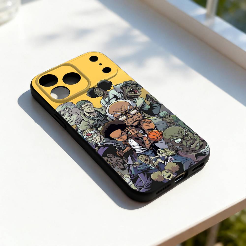 

The B-Boondocks Cool Phone Case For iPhone 17,16,15,14,13,12,11,Pro,Max,Plus,E,SE4,Air,Mini Black Precise Hole Matching iPhone16plus