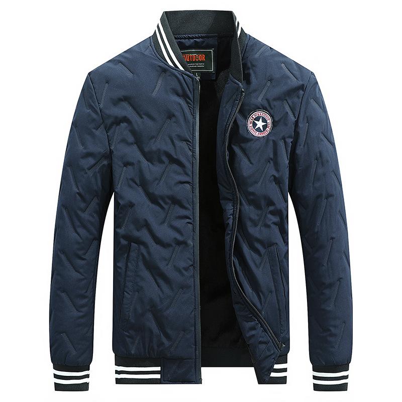 

Мужская осенне-зимняя флисовая утолщенная хлопковая подкладка, молодежная свободная повседневная куртка 4XL