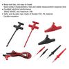 Digital Multi Meter Clamp Tester Banana Plug Safe JT8001-1 Multimeter Test Leads Kit with 2 Insulation for Automotive