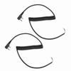 2PCS 2 Pins 4 Wires Speaker Mic Cable Line Supplies for Baofeng UV5R for Kenwood TK370