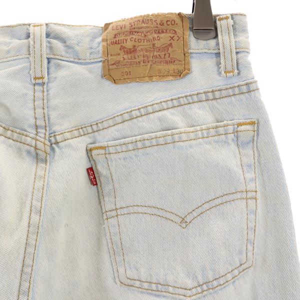 Levi's 90s 501 Made In USA Straight Denim Pants W29 Button Fly Jeans Men's Used