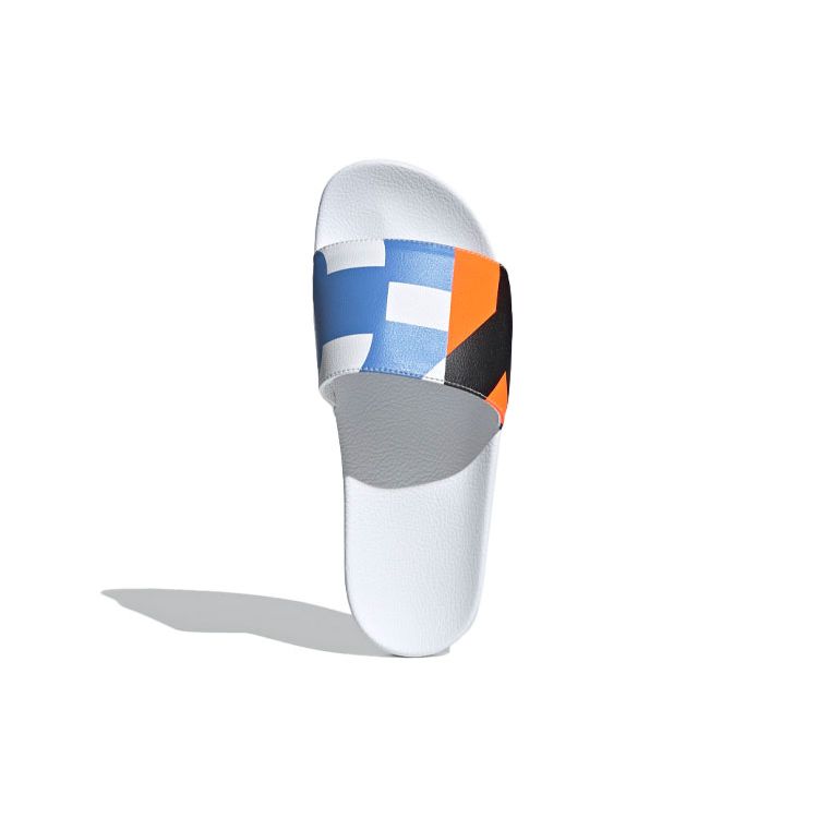 adidas Y-3 Adilette Slide Graphic Print Unisex Sneakers Multi-Color Footwear-White FW9742
