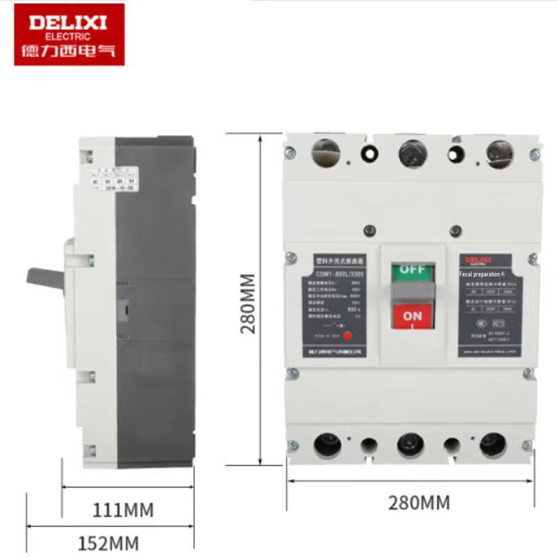 DELIXI ELECTRIC Moulded Case Circuit Breaker CDM1-800L Series