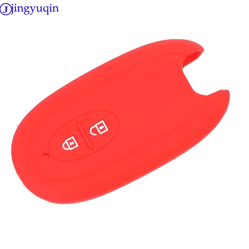 jingyuqin Car Key Case Silicone For suzuki alto hasla 1 - lapin wagon r Remote Key Silica Gel Car Interior Accessories 2 3 4B