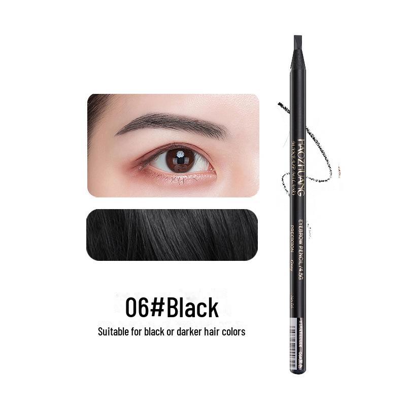 Waterproof White Eyebrow Pencil with Embroidery Positioning, Frame Setting, Non-Fading, and Smudge-Free White Eyeliner.