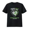 Womens I Wear Green For My Mom Kidney Disease Awareness T Shirt Black 2X Large Vintage Washed Streetwear Graphic