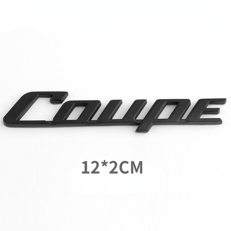 Naklejka dekoracyjna samochodu COUPE Label Montaż samochodu na specjalną naklejkę na tył samochodu H6