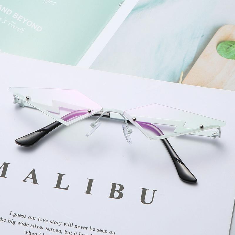 

Luxury Fashion Narrow Sunglasses Irregular Diamond Cutting Sunglasses Personality Street Shoot Sun Glasses Female Eyewear Uv400 Other