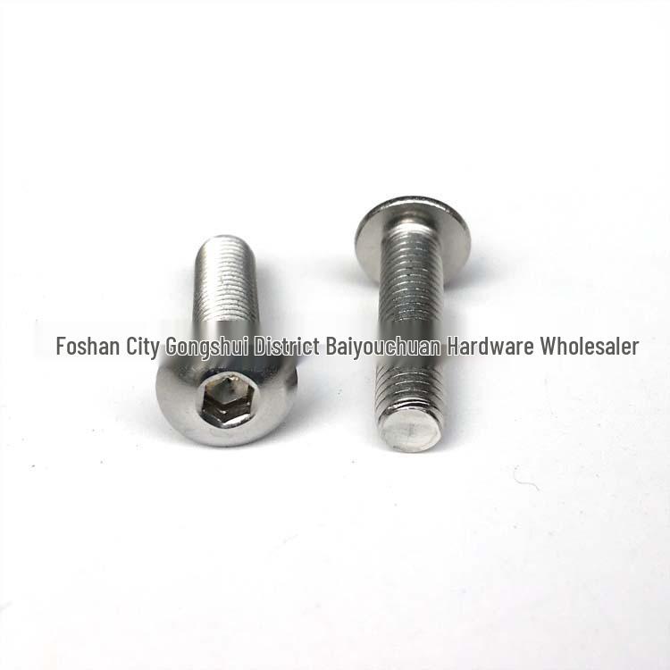 500 PCS Stainless Steel Hexagon Socket Head Screws with Wrench