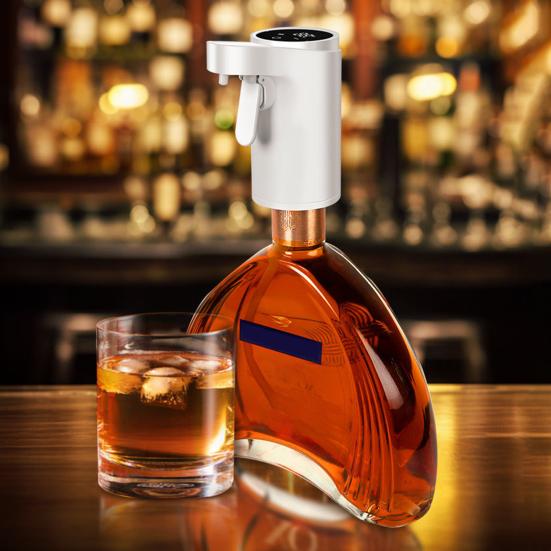 Intelligent Touch Screen Wine Dispenser Rechargeable Electric Aerator One-handed Wine Dispenser Wine Extractor