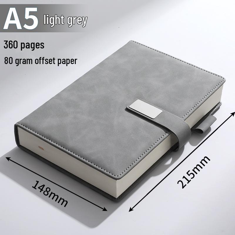 Custom B5 Notebook Gift Set with Thickened Cover, A5 Business Diary, and Logo Printing.