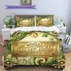 ChocolateFactory Pattern Bedding Quilt Set Quilt Cover Pillowcase Home Decoration Birthday Gift (1 * duvet cover + 2 * pillowcase, without core)