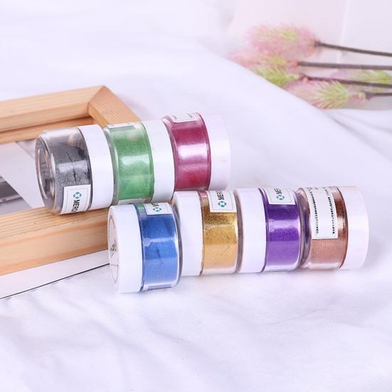 1 Bottle Glittering Baking Powder Decorative Multi-Color Fondant Cake Powder for Bakery