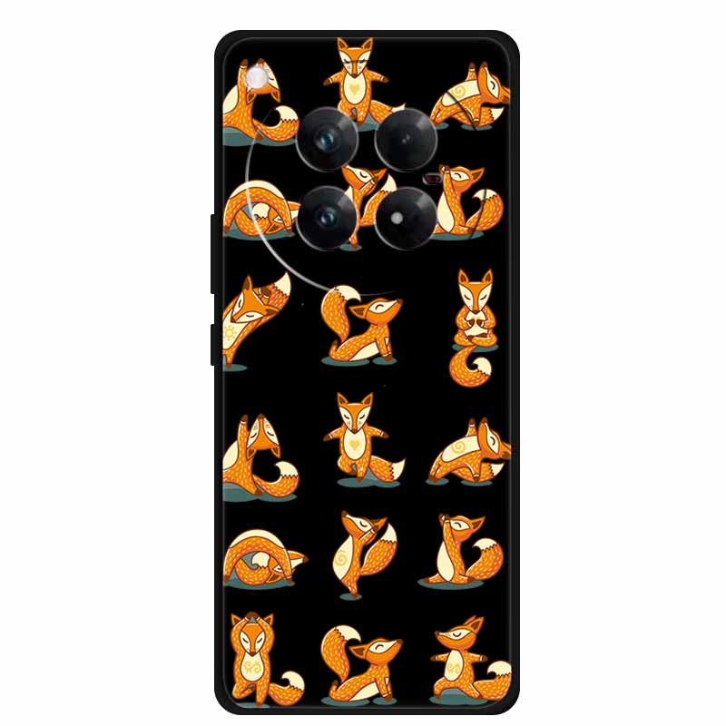 Per Infinix Zero 40 5G 4G Custodia Silicone Nero Morbido Animale Dipinto Copertura Posteriore Per Infinix Zero 40 Protettiva Antiurto Cool Capa
