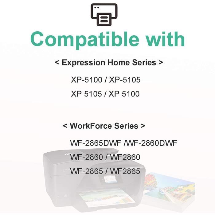 CARTOUCHE IMPRIMANTETeland 502XL Cartouches dencre de rechange Epson 502XL compatibles avec Epson Expression Home XP5100 Imprima532