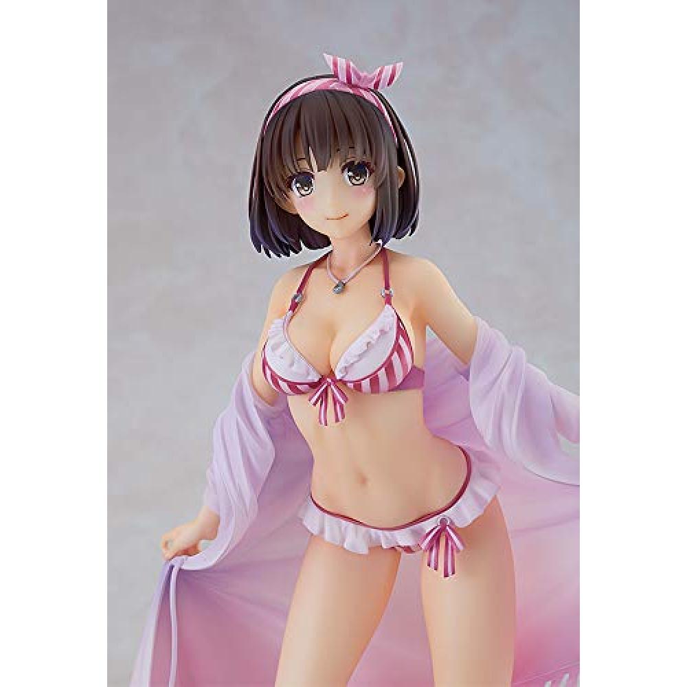 Saekano: Cum să crești o prietenă plictisitoare Megumi Kato Fantasia Bunko Ziua Recunoștinței Versiune 2017. Figurină finisată vopsită la scară 17 ABS&PVC