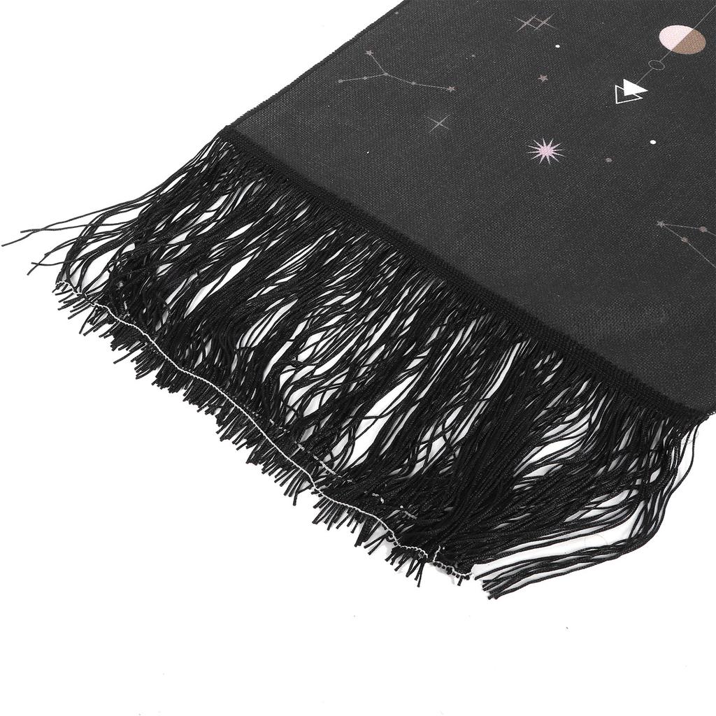 Moon Phase Cycle Tapestry Wall Hanging Art Decors Handcraft for Home Bedroom Ornament(White )