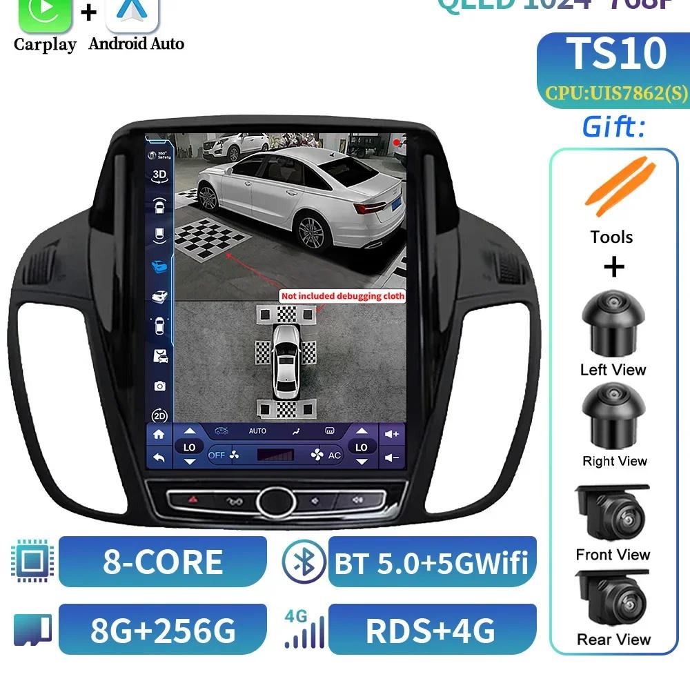 9.7inch Android 14 Multimedia For Ford KUGA C-max Escape 2013-2015 Autoradio  Radio QLED Player Navigazione Carplay Screen GPS