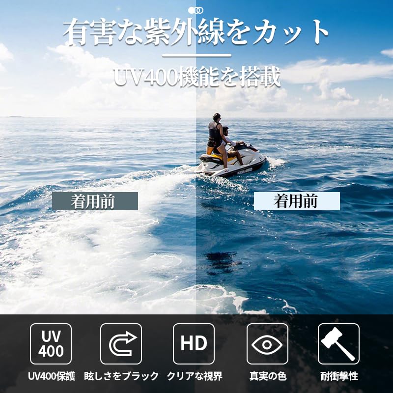 FEISEDY Sunglasses for Men and UV400 Classic Vintage for and B1293 Women, Protection, Fashion, Driving, Sports, Fishing,