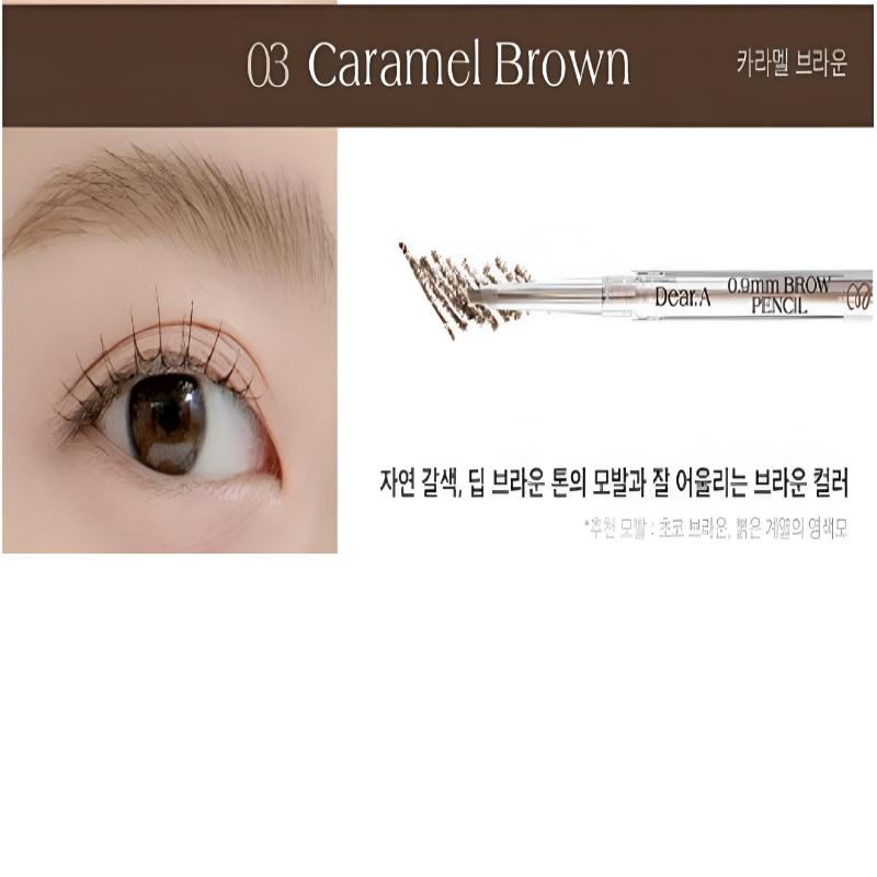 [Dear.A] 0.9 Mm Slim Eyebrow Pencil