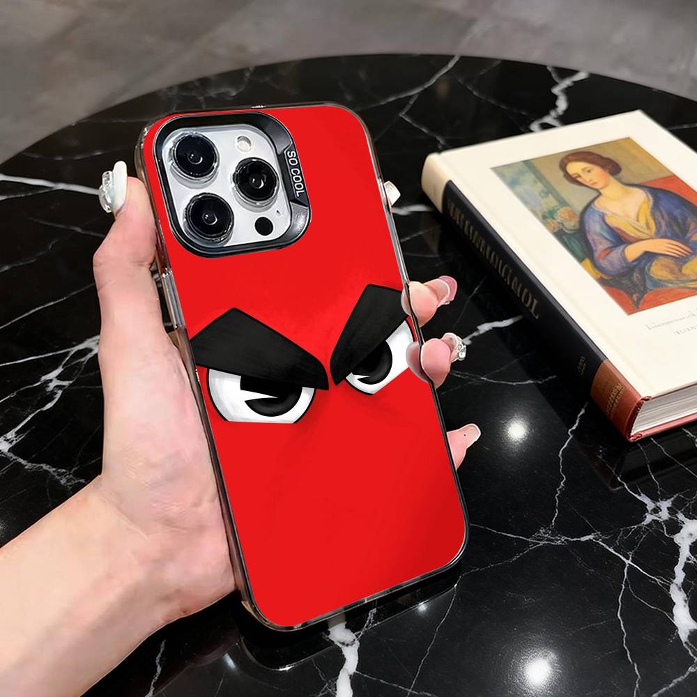 

Cool Angry Eyes Red Phone Case For iPhone 17,16,15,14,13,12,11 Plus,Pro Max,XS,Colorful Silver Black Cover iPhone12PRO