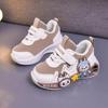2025 Cartoon Toddler Sports Shoes: Korean-Style Leather Running & Casual Shoes for Boys, Spring/Autumn