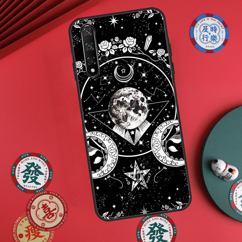 Witches Moon Witchy Mystery Totem For Huawei Nova Y73 Y72 Y61 Y91 Y90 Y70 Y60 12s 12i 11i 8i 9 10 SE P60 Pro P30 P40 Lite Case