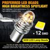 2X 1156 BA15S BAU15S P21W Led Bulbs PY21W 1157 BAY15D P21/5W T20 W21/5W W21W 7440 7443 T15 W16W Car Reverse Brake Signal Light T10 Auto Interior Lamp