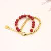 Lovely Fashion Natural Stone Bead Bracelet Baby Girls Lobster Clasp Accessories Girls Yoga Christmas Wedding Gift Jewelry Charm