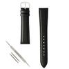 BAMBI Watch Band Leather 10mm-20mm Black BCE507AM-S 15mm