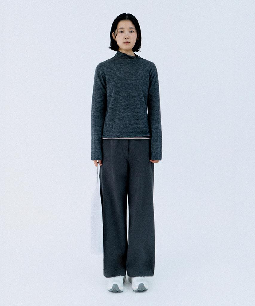 Monokeulom Dew Wholegarment Pullover (Charcoal)