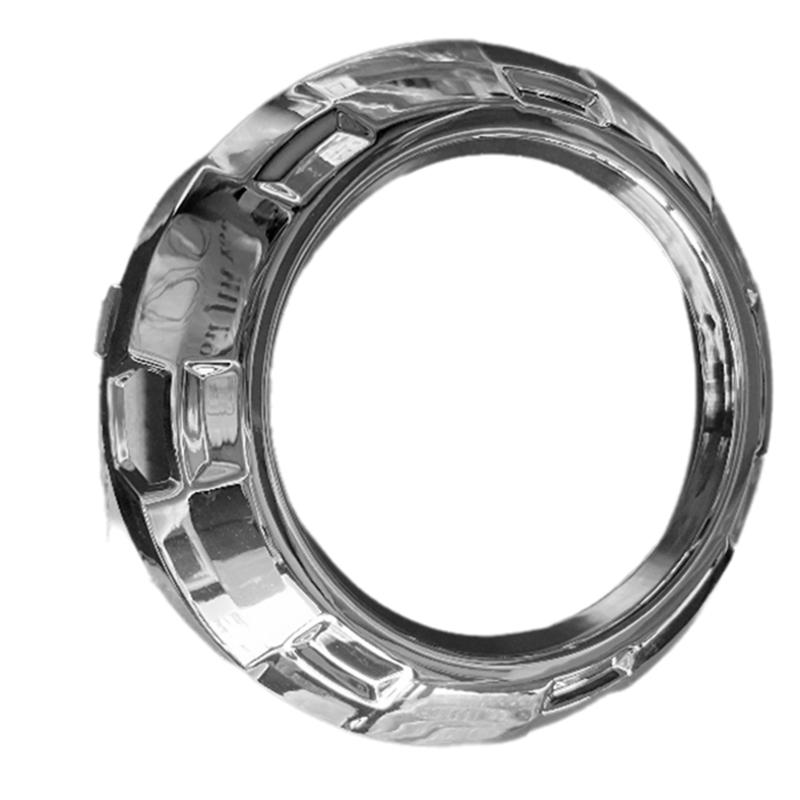 A16P - Декоративная рамка кольца противотуманной фары для переднего бампера автомобиля, декоративная рамка противотуманной фары для Mitsubishi L200 Triton Strada 2006-2009 Silver Plating