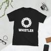 Whistler Retro Logo Snowflake 1980s Ski Canada Vancouver Unisex T-Shirt