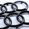 4 Rings ABS Car Front Hood Emblem Bonnet Logo Rear Trunk Badge For hot A3 A4 A5 A6 A7 A1 A2 Q2 Q3 Q4 Q5 Q7 Q8 TT S3 S4 S5 S6 S7