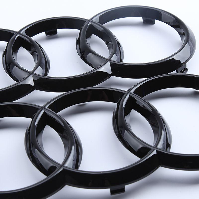 4 Rings ABS Car Front Hood Emblem Bonnet Logo Rear Trunk Badge For hot A3 A4 A5 A6 A7 A1 A2 Q2 Q3 Q4 Q5 Q7 Q8 TT S3 S4 S5 S6 S7