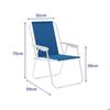 Folding Chair - MARBUENO - Marbueno Folding Chair - Blue - Steel Structure - Oxford Fabric - For Outdoor