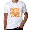 Dont Make Me Use My Referee Voice Funny Referee Tshirt Worker Basic Short Sleeve Tee