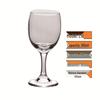 Elegant High-Stem Wine Glasses - Perfect for Hotels, Bars, KTV, and Beverages. Exquisite Small Transparent Red Wine Glasses.