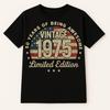 T-shirt personnalisé pour le 50e anniversaire: Édition Limitée 1975 Vintage