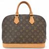 Auth Monogram Alma PM Handbag PVC Canvas Lv5638fd