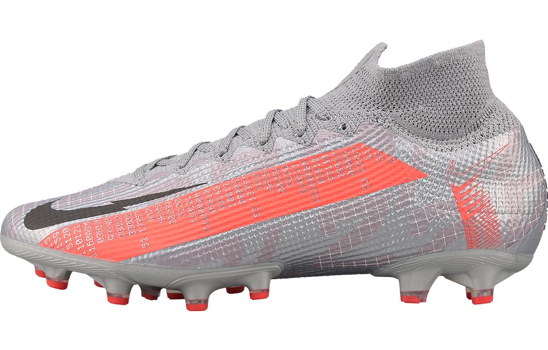 

Nike Mercurial Superfly 7 Elite Ag Pro Metallic Grey Crimson AT7892-906 42.5