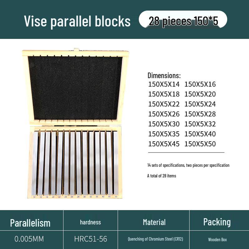 Parallel Shim Vise: CNC Milling Machine Fixture for Equal Height Support