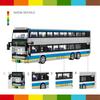 Kinder Stadtauto Bus Spielzeug Überland Doppeldeckerbus Montage Kleine Partikel Bausteine Junge und Mädchen Geschenk Ornament