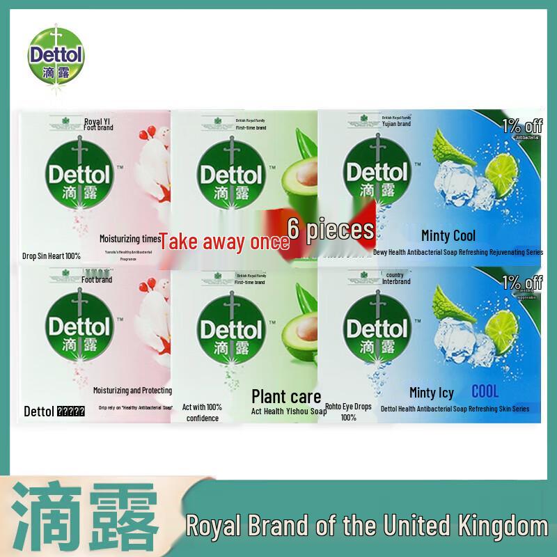 Dettol Mint Ice Cool Antibacterial Bar Soap
