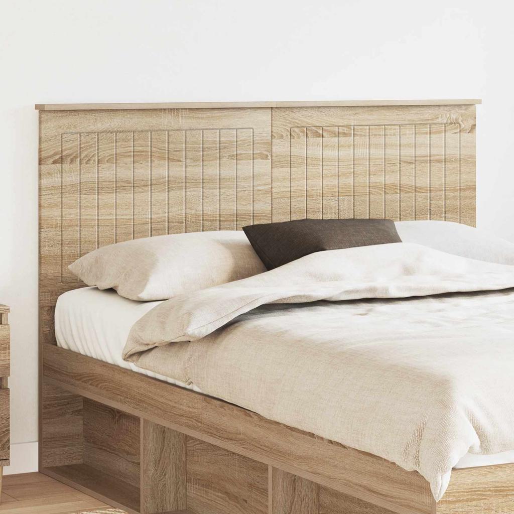Headboard in Sonoma Oak Finish 140 cm Particleboard