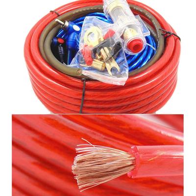 Eaglerich 1500W Auto-Audio-Verkabelungs-Verstärker-Subwoofer-Lautsprecher-Installationskit mit 8GA Stromkabel und 60 AMP Sicherungshalter