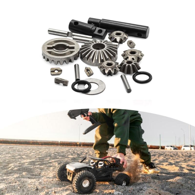 Simulated Car Metal Differential Gear Axles Kits Metal Gear Assembly for Remote Control Car Truck Tractor Model Car